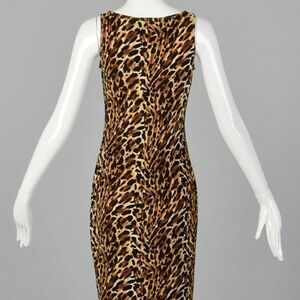 Leopard Print Sleeveless Dress